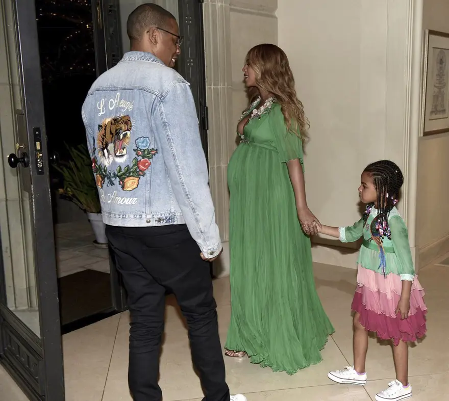 Beyonce ve ailesi ‘Güzel ve Çirkin’ galasında 4