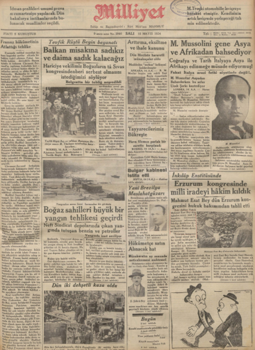Tarihte bugünün gazete manşetleri (15 Mayıs) 15