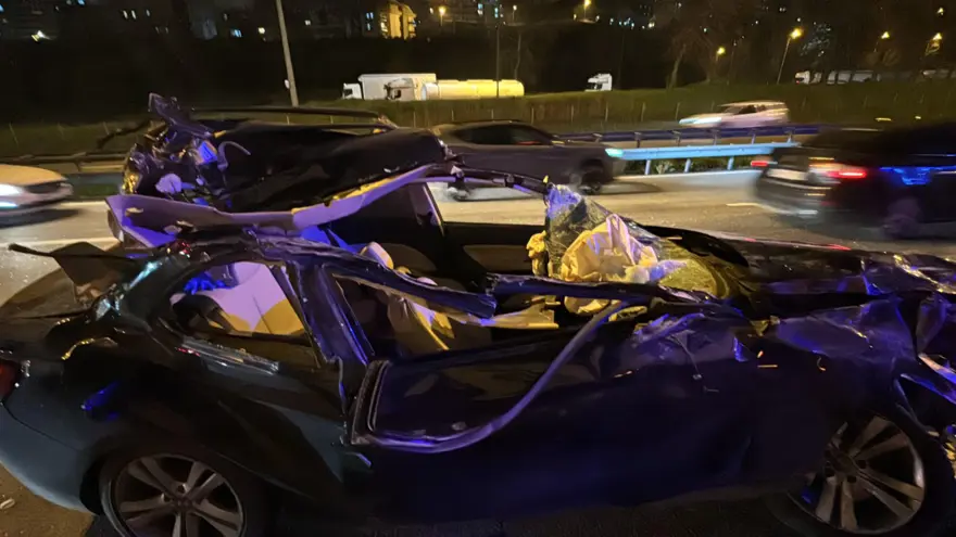 Anadolu Otoyolu’nda otomobil TIR'a çarptı: 1 ölü, 2 yaralı 4