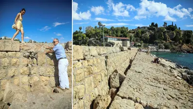 Tatilcilerin uğrak noktası zamana direniyor: Çatlaklar her geçen yıl büyüyor