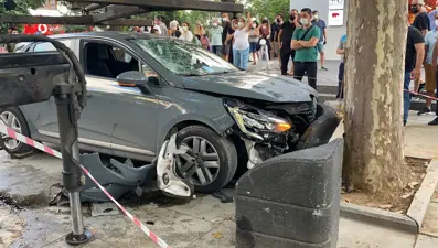Bağdat Caddesi'nde trafik terörü: 1 kişi yaralandı