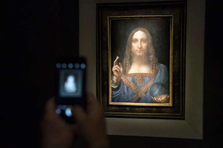 Dünyanın en pahalı tablosu olan Leonardo da Vinci’ninSalvator Mundi’si NFT olarak satışta 6
