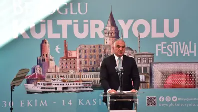 Bakan Ersoy: Kültür Yolu Festivali'ne Galataport'tan başlıyoruz