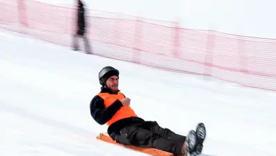 Geleneksel Kızak Yarışları'nın 3. ayağı Kayseri'de yapıldı