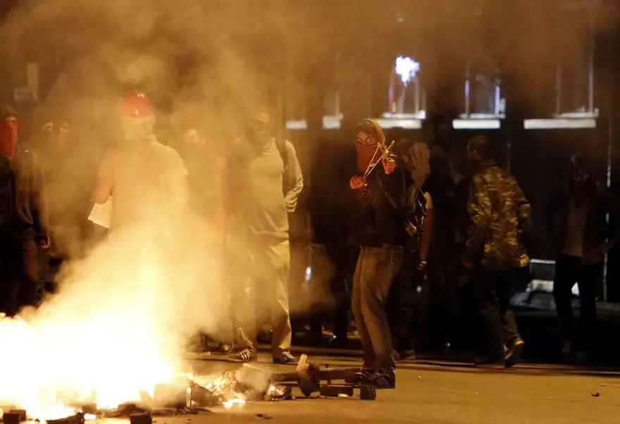 'Atakan' protestosuna müdahale 