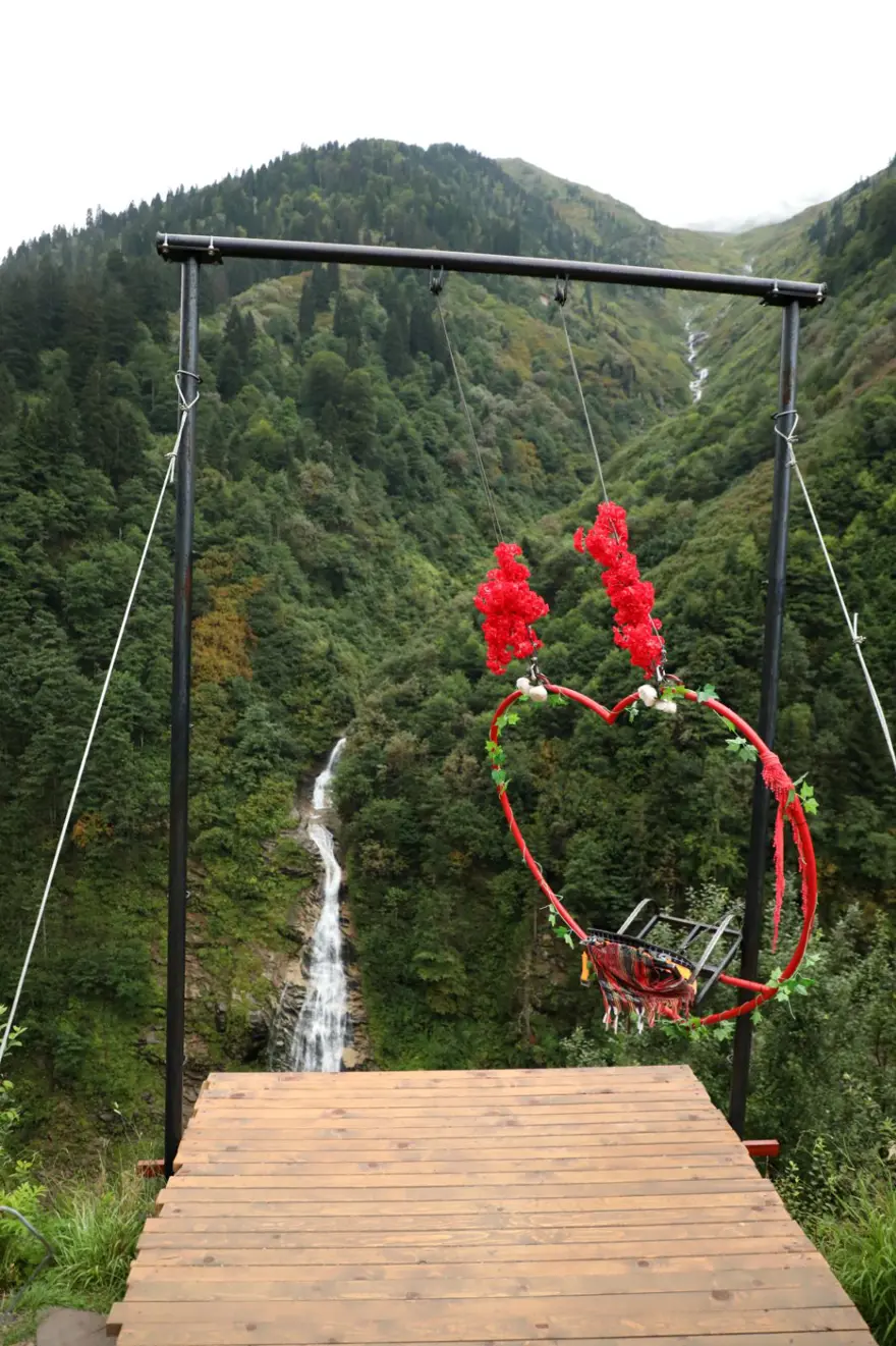 Ayder'de salıncaklar kaldırıldı 1