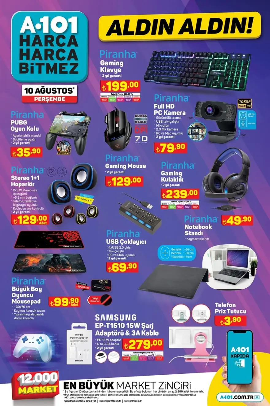 A101 markette bu haftaya özel yeni indirimli ürünler listesi belli oldu (10 Ağustos A101 aktüel ürünler kataloğu) 2