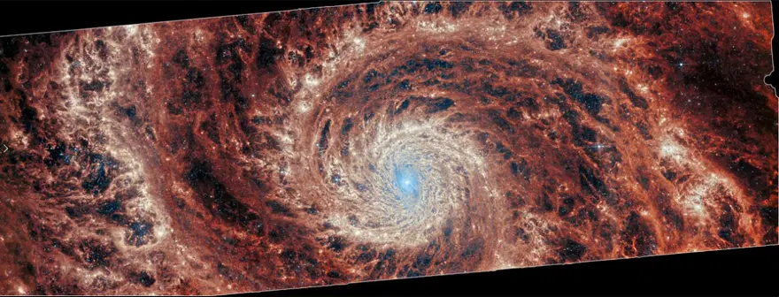 James Webb Teleskobu, Messier 51'in görüntülerini paylaştı: Evrende yeni keşiflere yol açacak 