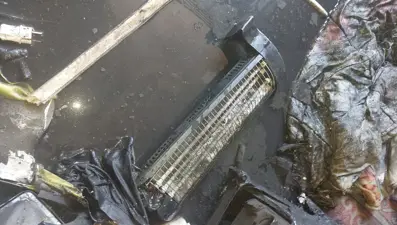 Elektrik sobasından yangın çıktı