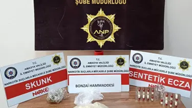 Amasya'da uyuşturucu operasyonu: 3 tutuklama