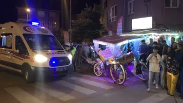 Fayton gezintisi kötü bitti: 2'si çocuk 5 kişi ölümden döndü