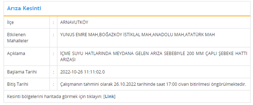 İstanbul'un 6 ilçesinde su kesintisi: 2 ilçede 9 saat su kesintisi yaşanacak (26 Ekim İSKİ su kesintisi listesi) 5