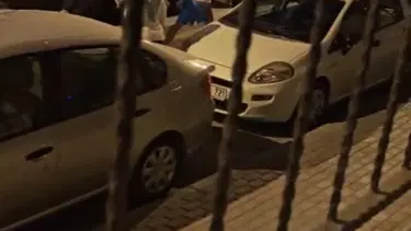 Gürültü yapan çocukları sokak ortasında dövdü