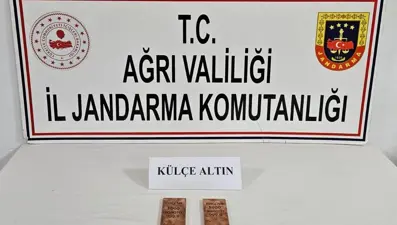 Ağrı'da 2 kilo külçe altın ele geçirildi