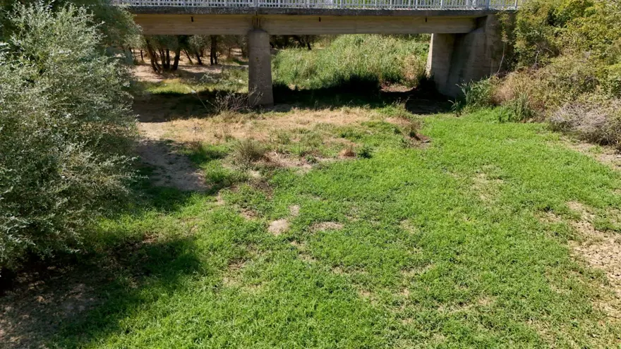 Aşırı sıcaklar Teke Deresi'ni susuz bıraktı 1 Aşırı sıcaklar Teke Deresi'ni susuz bıraktı 1