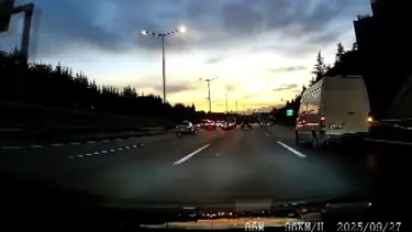 TEM Otoyolu'nda makas kazası