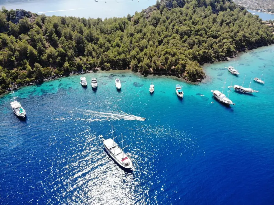 Muğla'nın el değmemiş koyları mavi yolculuk tutkunlarını ağırlıyor 9