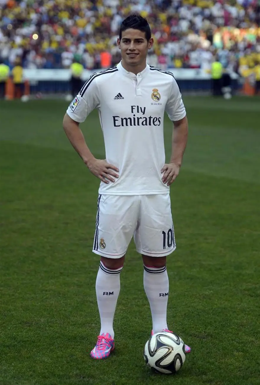 James Rodriguez Bernabeu'da 18
