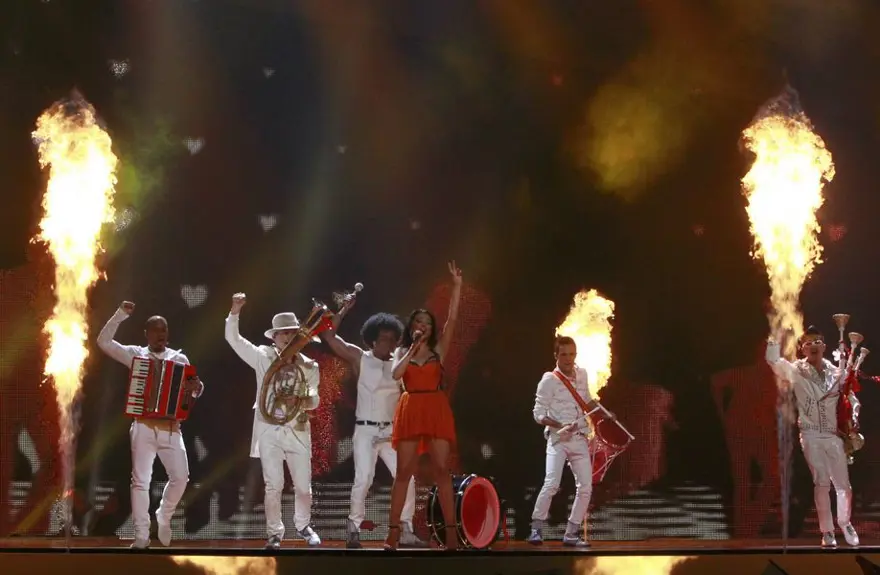 Eurovision final gecesinden kareler 57