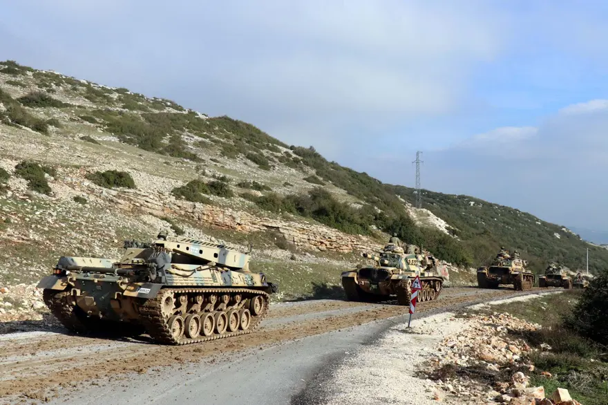 İdlib sınırına askeri sevkiyat 18