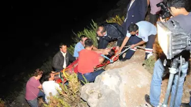 Manzara seyrederken uçuruma düştü