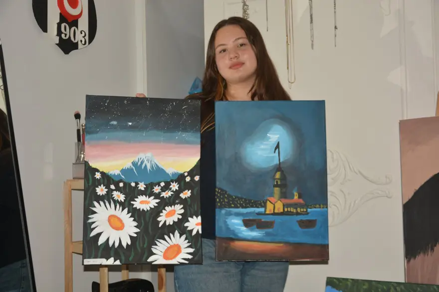 Doğadan aldığını ilhamı yansıtıyor: 13 yaşındaki genç yetenek 2