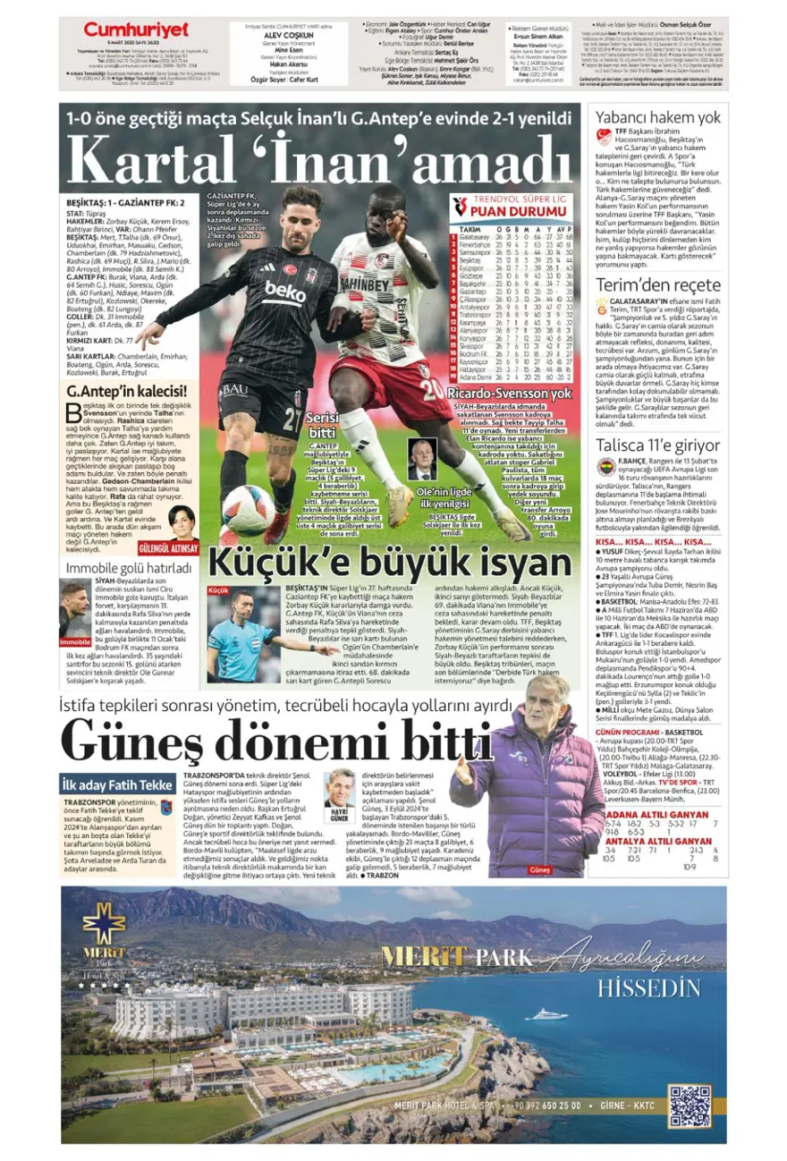 "Fener gözü kararttı" (11 Mart 2025 spor manşetleri) 21 "Fener gözü kararttı" (11 Mart 2025 spor manşetleri) 21