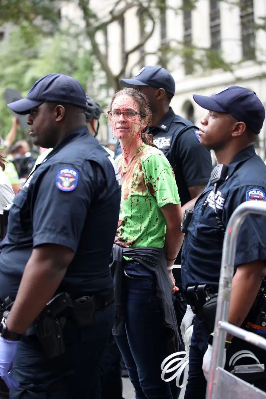 New York'ta iklim değişikliği protestosu: 85 gözaltı 7