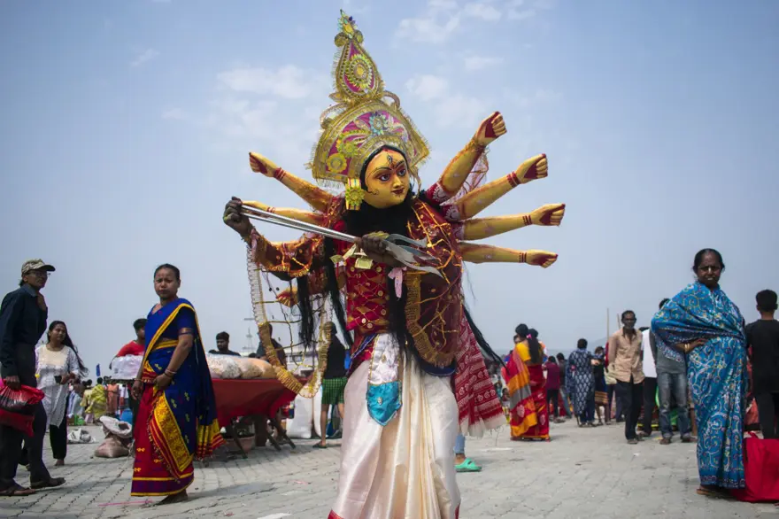 Hindistan'da Ashoka Ashtami Festivali kutlamaları yapıldı 1