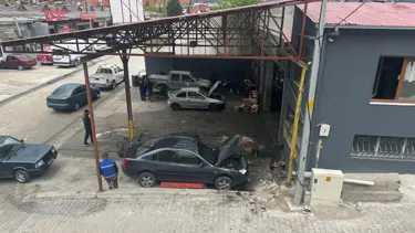 Tabela ölçüsü alırken 10 metre yükseklikten düştü