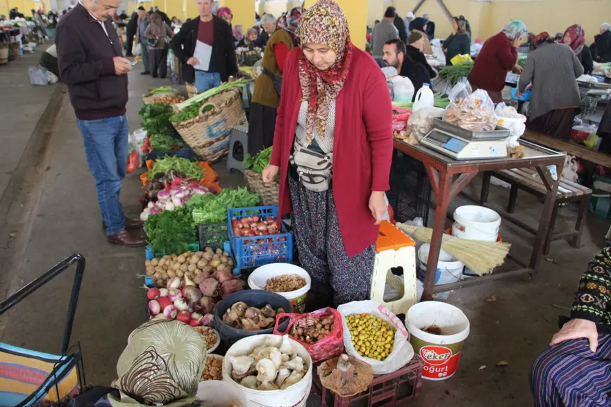 Ormandan kova kova topladı, pazarda satıyor: Talep çok, kilosu 400 lira 6