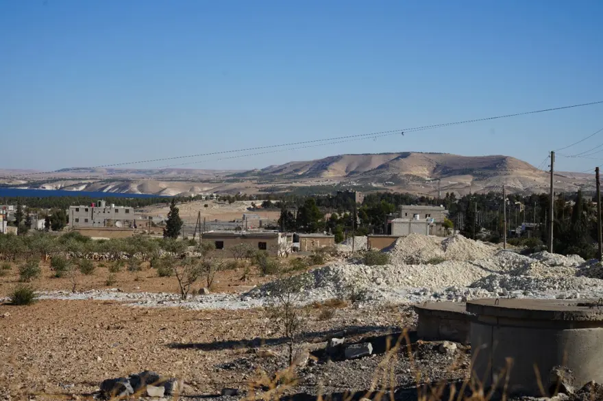 PKK/YPG'den temizlenen Tişrin Barajı görüntülendi 1