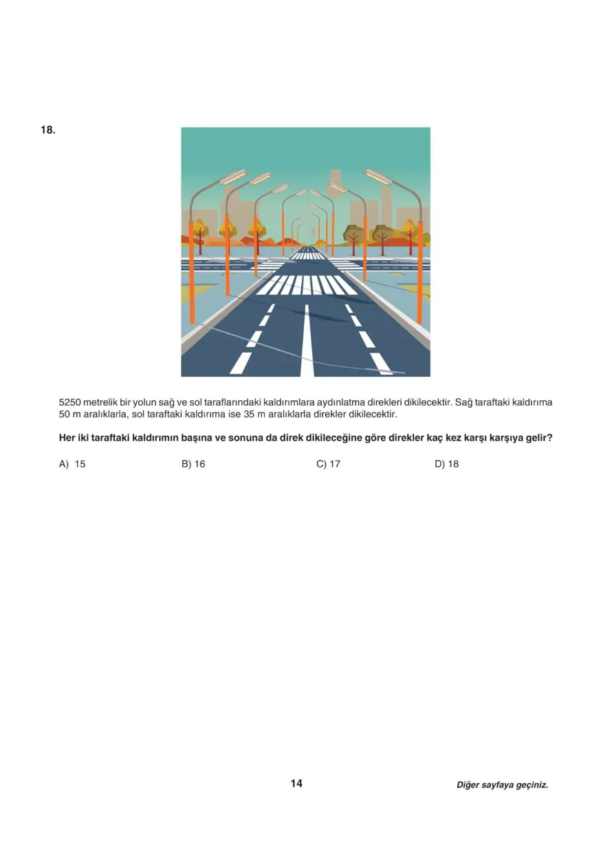 Uğur Okulları LGS-2 sayısal deneme sınavı 13