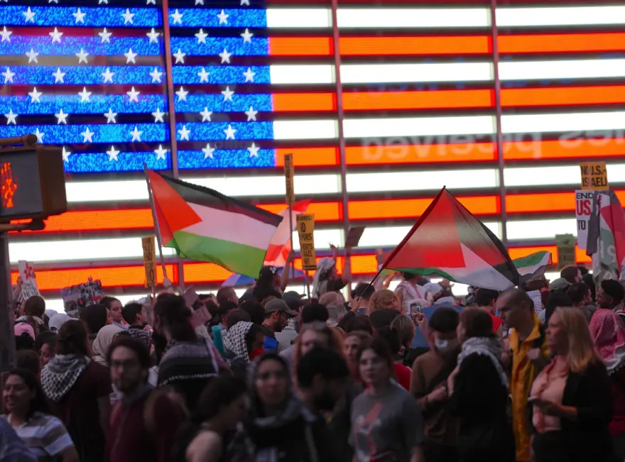 New York sokaklarına Netanyahu karşıtı protesto damga vurdu 12