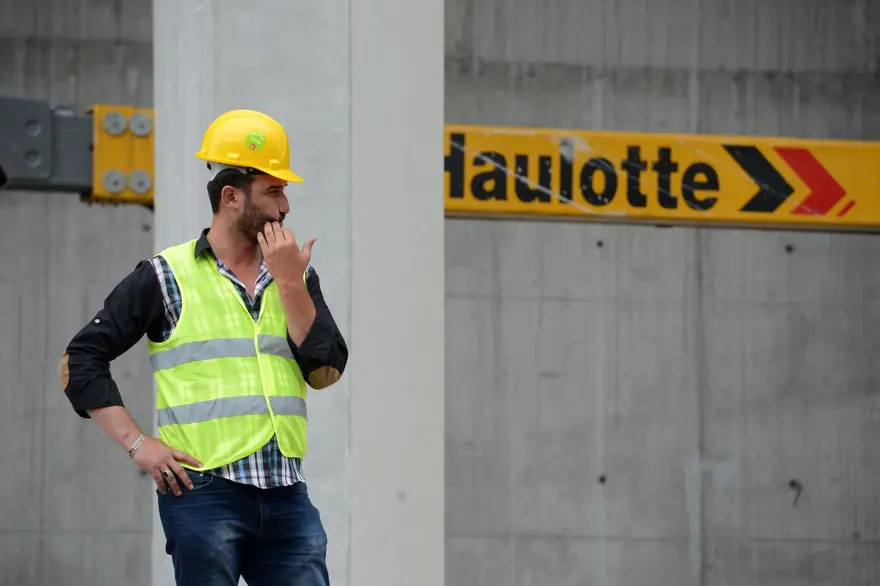 YHT Garaj inşaatında kaza 11