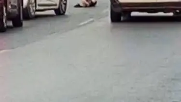 Trafikte korku dolu anlar