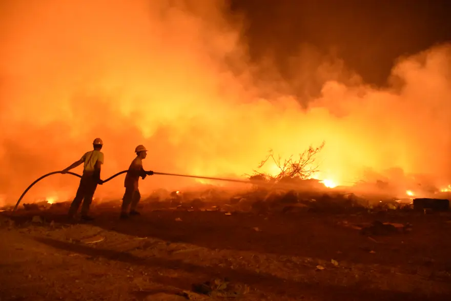 Bodrum’da korkutan yangın 9
