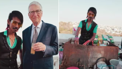 Bill Gates, Hindistan sokak lezzetlerinin meşhur satıcısının elinden çay içti