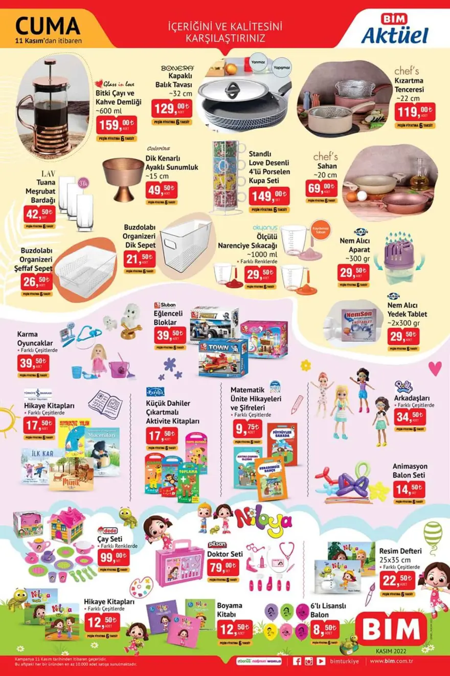 BİM market indirimli aktüel ürünlerde bu hafta (8-15 Kasım BİM güncel indirimli aktüel ürünler kataloğu) 6