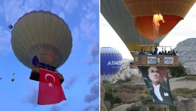 Kapadokya'da 19 Mayıs kutlaması