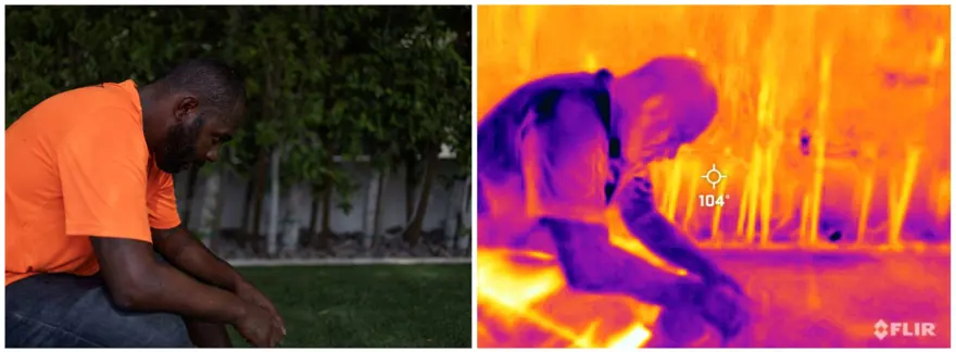 ABD'deki cehennem sıcağı termal kamerada: İnsan beyni buna dayanamaz 12