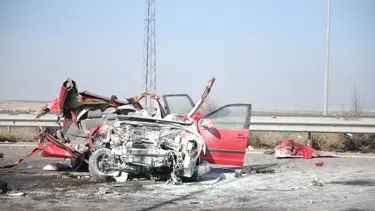 Ankara-Niğde Otoyolu'nda feci kaza: 3 ölü