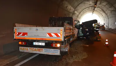 Tünelde can alan kaza
