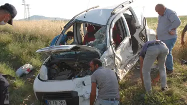 Kaza sonrası yaralının kopan parmağını aradılar
