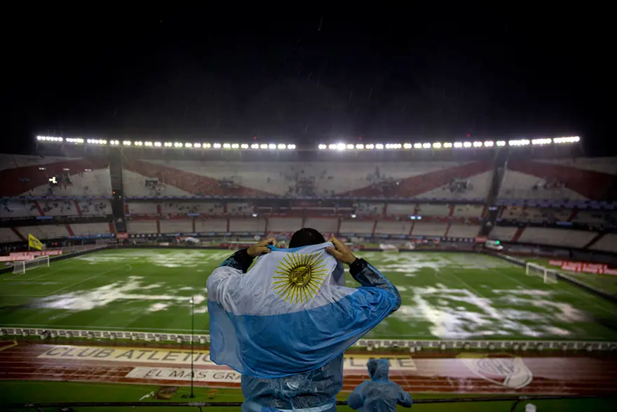 Arjantin - Brezilya maçına yağmur engeli 7