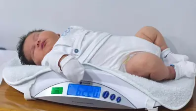 6 kilo 150 gram dünyaya geldi, hayrete düşürdü: "Türkiye’deki en büyük bebek"