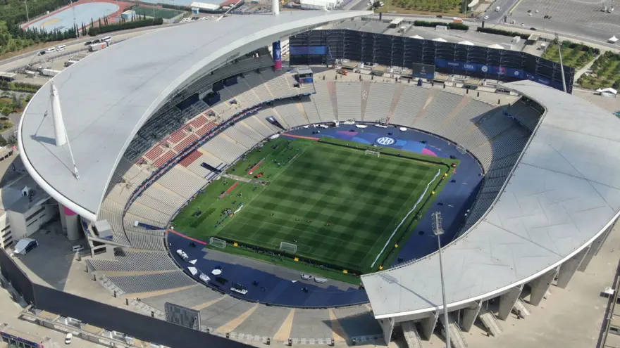 Şampiyonlar Ligi finaline geri sayım: Atatürk Olimpiyat Stadı havadan görüntülendi 2