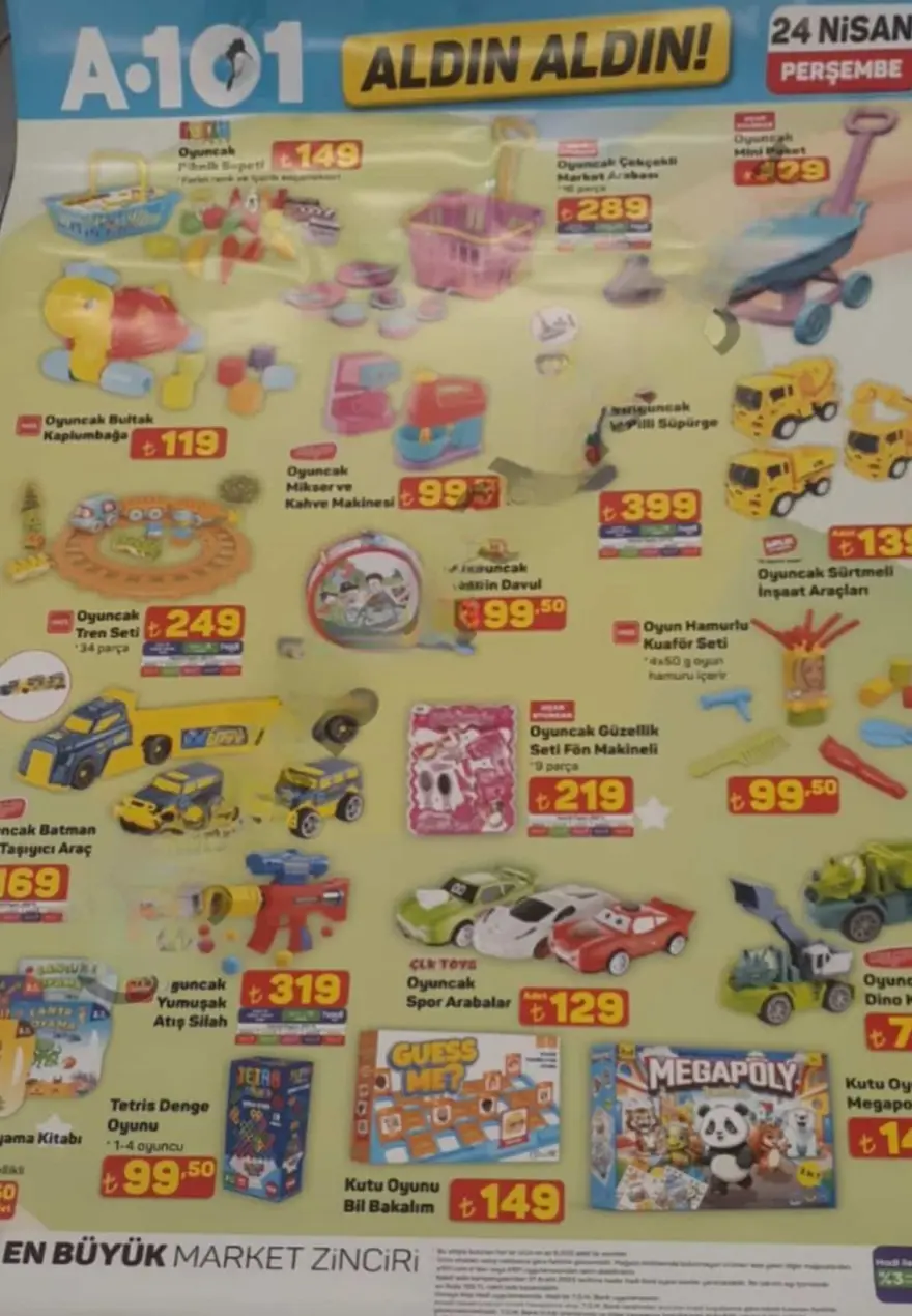 A101 market 17-24 Nisan aktüel kataloğu: Ütü, süpürge, halı, tencere seti ve onlarca ürün satışta 11