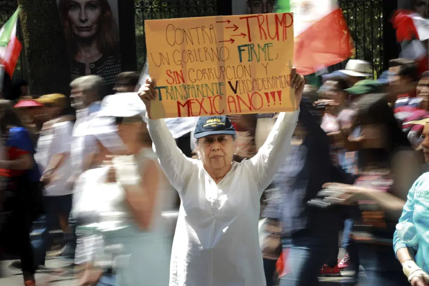 Meksika'da Trump protestosu 33 Meksika'da Trump protestosu 33
