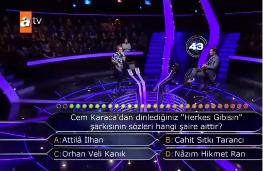 Kim Milyoner Olmak İster'in dikkat çeken sorusu: Kiska Adası 18